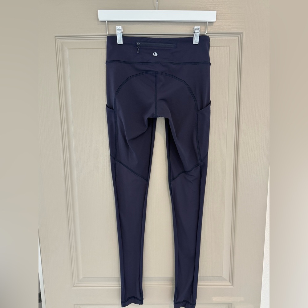 Lululemon Athletica Black Leggings, Navy